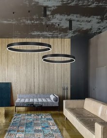 LED luster Motif 100 čierne stmievateľné