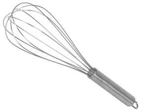 Metlička na šľahanie 30 cm kovová