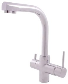 RAV SLEZÁK Seina drezová batéria s otočným ramienkom, 2 prúdy chróm SE918.5