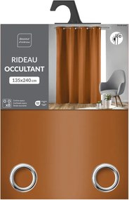 Zatemňovací záves v terakotovej farbe 135x240 cm Occult – douceur d'intérieur
