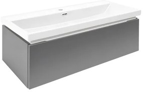 Kúpeľňová skrinka s umývadlom SAT Feel 100x30x44, 8 cm antracit mat SATFEEL100ANTU4, 1 ks