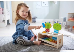 Zatĺkačka s xylofónom - žabí koncert