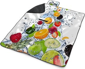 Sablio Plážová deka Ovocie: 200x140 cm