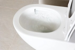 Erga Erga, závesný set pod omietku Laveo Akan + závesná WC misa Lily+ s toaletným sedadlom z duroplastu + splachovacie tlačidlo, biela lesklá, ERG-SETLAVLILYWHCR