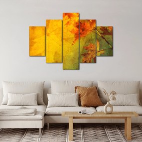 Obraz - Jesenné listy (150x105 cm)