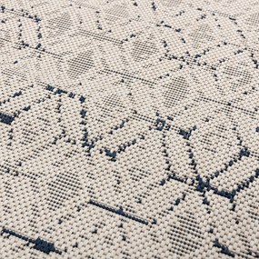 Koberec Lineo beige/midnight blue 160x230cm