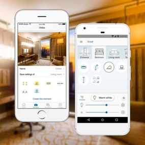 SADA 2x LED Stmievateľná žiarovka A60 E27/9W/230V 2700K Wi-Fi + DO - WiZ