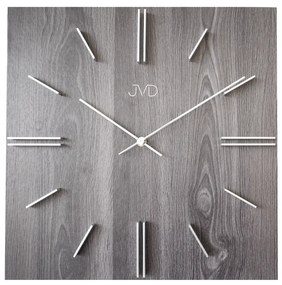 Miminalistické nástenné hodiny JVD HC45.2 hnedé