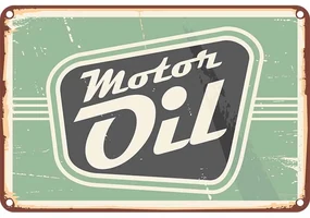 Ceduľa Motor Oil