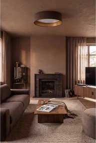 Brilagi-LED stmievateľné svietidlo VELVET SM. 24W/230V 3000-6000K pr. 45 cm hnedá/zlatá WT+DO