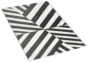 Koberce Breno Kusový koberec VEGAS HOME / PASTEL ART 23/GVG, čierna, viacfarebná,140 x 200 cm