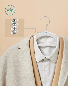 Sada ramínek RUBERO 20 ks bílá/stříbrná