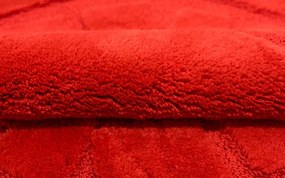 Kúpeľňový koberček Ocean červený kruh