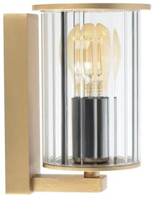 Argon 8752 - Vonkajšie nástenné svietidlo NORFOLK 1xE27/15W/230V IP44 zlatá