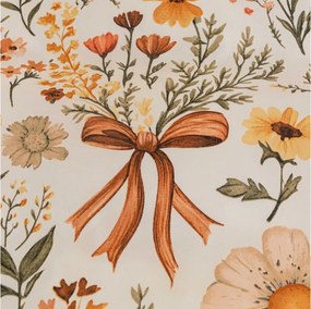 Krepové obliečky FLORAL RIBBON POLY farebné Rozmer obliečky: 70 x 90 cm | 140 x 200 cm