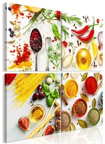 Obraz - Spices of the World (4 Parts) Veľkosť: 40x40, Verzia: Na talianskom plátne