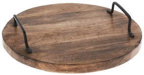 Excellent Houseware Drevený servírovací podnos Elle, (fi) 30 cm