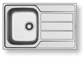 Pyramis 100178701 - Kuchynský drez ATHENA 79x50 cm satin