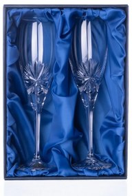 Onte Crystal Bohemia Crystal ručne brúsené poháre na šampanské Mašle 150 ml 2KS