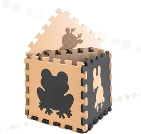 KIK Detská penová podložka puzzle EVA 9 dielov 85 x 85 cm