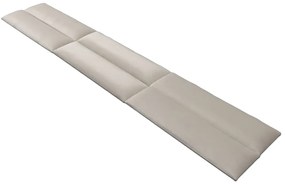 Čalúnený nástenný panel FRAME PAROS 15x60 cm Farba: Béžová