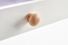 PISACÍ STÔL LEOS DUB SONOMA / BIELY 120 cm