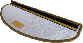 Vopi Nášľapy na schody Alassio zlatohnedé polkruh, samolepiaci - 24x65 polkruh (rozmer vrátane ohybu)