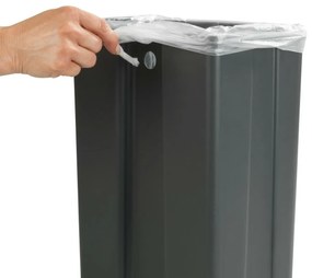 Wenko Závesný odpadkový kôš 12 l, sivá