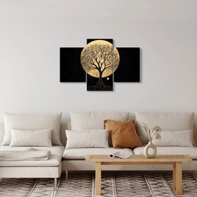 Obraz – Strom v zlatom splne I. (90x60 cm)