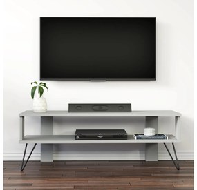 TV stolík/skrinka Dual (sivá). Vlastná spoľahlivá doprava až k Vám domov. 1107982