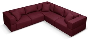 Vínovočervená variabilná rohová pohovka Esther – Milo Casa