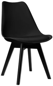 Jedálenská stolička NANTES čierna
