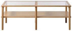 Dizajnový konferenčný stolík Dallan 120 cm prírodný dub
