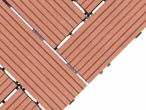 WPC dlaždica LEGI STYLE 30 x 30 cm, čokoláda