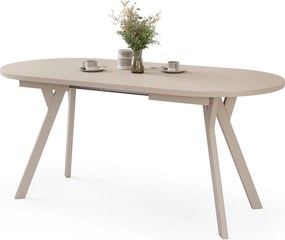 Mazzoni ALMO Kašmír / kašmírové nohy - OVÁLNY ROZKLADACÍ STÔL 120-220 cm PRE 10-12 OSÔB