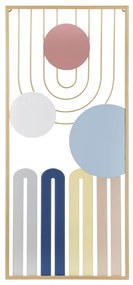 Kovová nástenná dekorácia 37x84 cm Colorful – Mauro Ferretti
