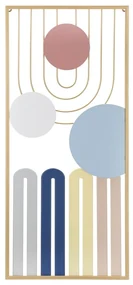 Kovová nástenná dekorácia 37x84 cm Colorful – Mauro Ferretti