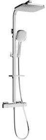 Mexen - CQ33 sprchový set s termostatickou batériou cube, chrómová 772503395-00