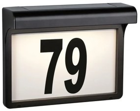 Paulmann 95388 - LED/0,05W IP44 Solárne domové číslo DAYTON 1,2V 600 mAh
