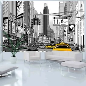 Artgeist Fototapeta - Yellow cabs in NYC Veľkosť: 450x270, Verzia: Premium