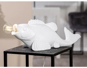 Dekor biela stolná lampa KAPOR KOI