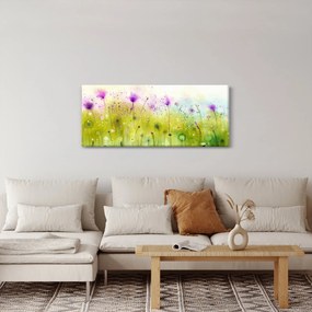 Obraz - Lúčne kvety (120x50 cm)