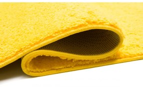 Kusový koberec Shaggy Parba žltý 140x200cm