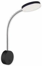 TOP LIGHT Svetlo nástenné Lucy A C, Čierna