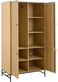 Šatníková skriňa OLIVIA 99x200 cm dub