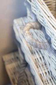 Chic Antique Prútený kôš s vekom French M