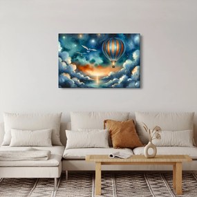 Obraz - Lietať nočnou oblohou (90x60 cm)
