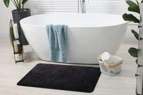 Kúpeľňový koberček SANTA čierny