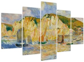 Obraz - Auguste Renoir, Sea and Cliffs, reprodukcia (150x105 cm)