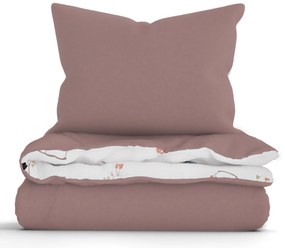 Francúzske bavlnené obliečky Renforcé - Vtáčiky